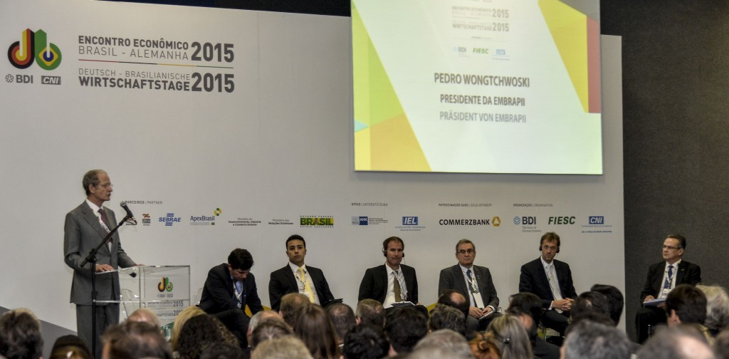 Gargioni participa do Encontro Econômico Brasil-Alemanha (foto: Mauro Schlick - FIESC)