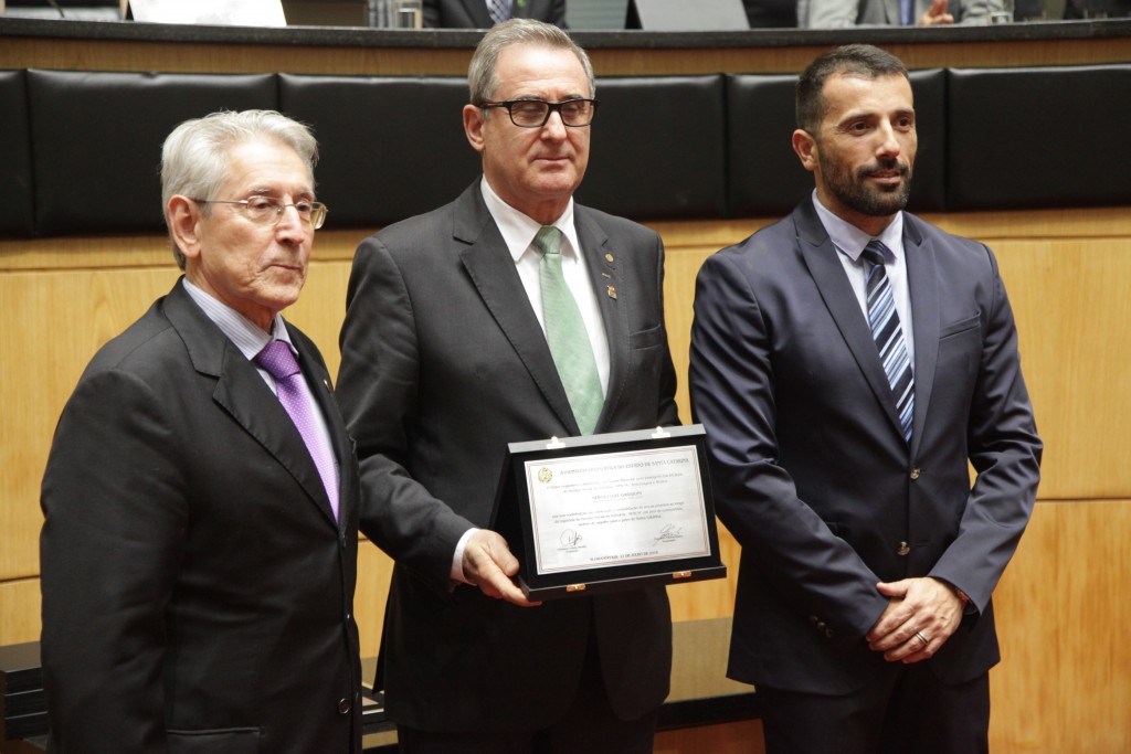 Glauco Corte, Sergio Gargioni e Patrício Destro (foto: Fábio Queiroz - Ag. AL)